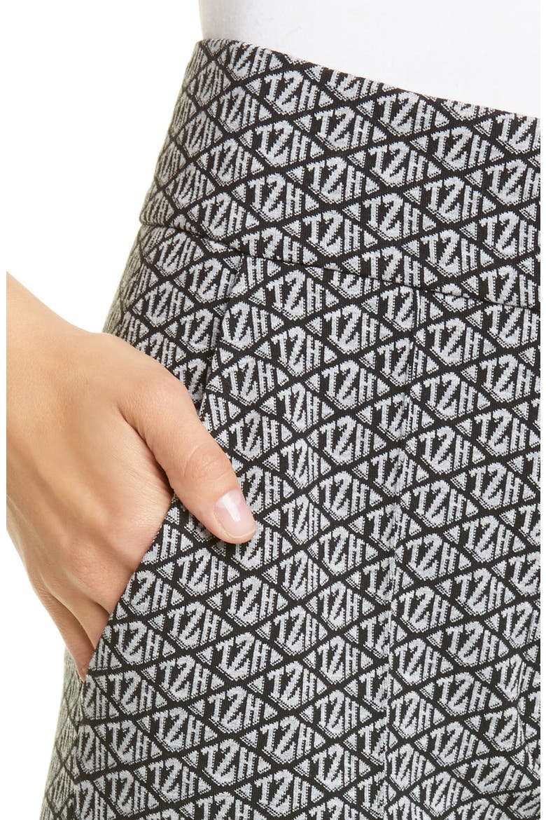 Tommy x Zendaya Monogram Flare Trousers (Nordstrom Exclusive), Alternate, color, TZH MONOGRAM