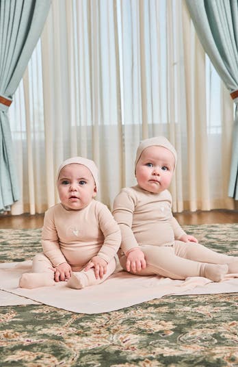 Bow Wrap Footie & Hat Set