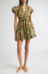 Ulla Johnson Izel Floral Print Minidress