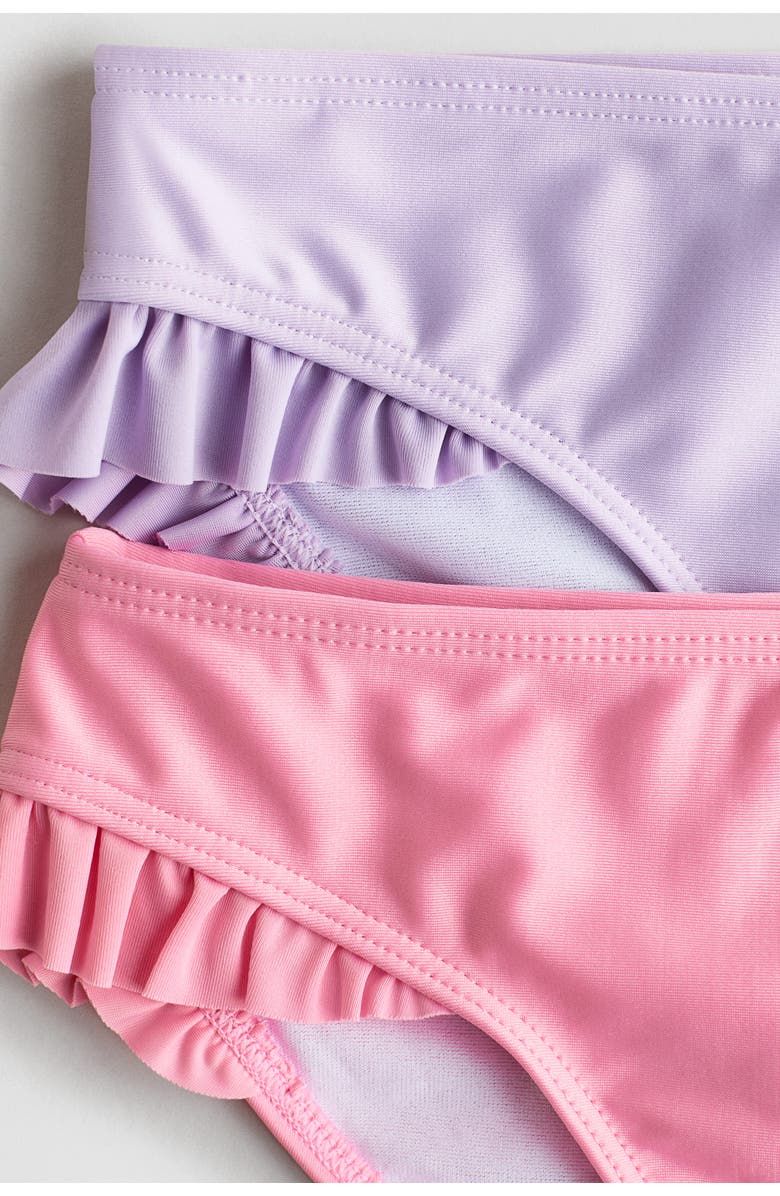 H&M 2-pack bikini briefs, Alternate, color, Pink/Purple
