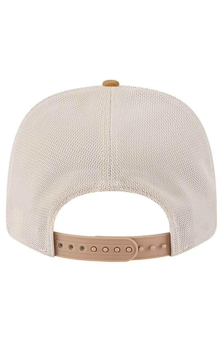 New Era Men's New Era Tan/Light Brown Boston Celtics Two-Tone 9SEVENTY Adjustable Trucker Hat, Alternate, color, Tan