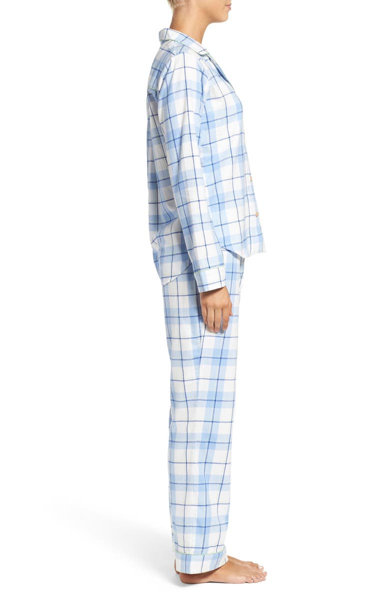 UGG<sup>®</sup> 'Raven' Plaid Cotton Pajamas, Alternate, color, 