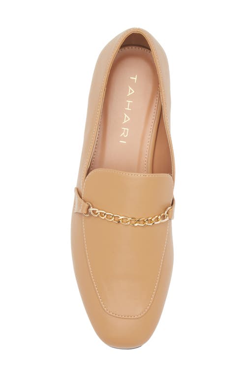 T Tahari Chambord Bit Loafer In Tan