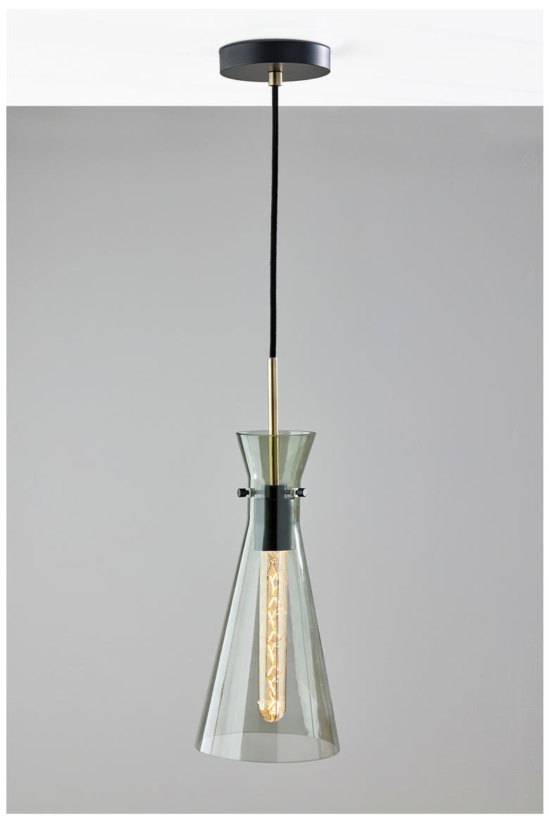 Walker Pendant Light, Alternate, color, BLACK