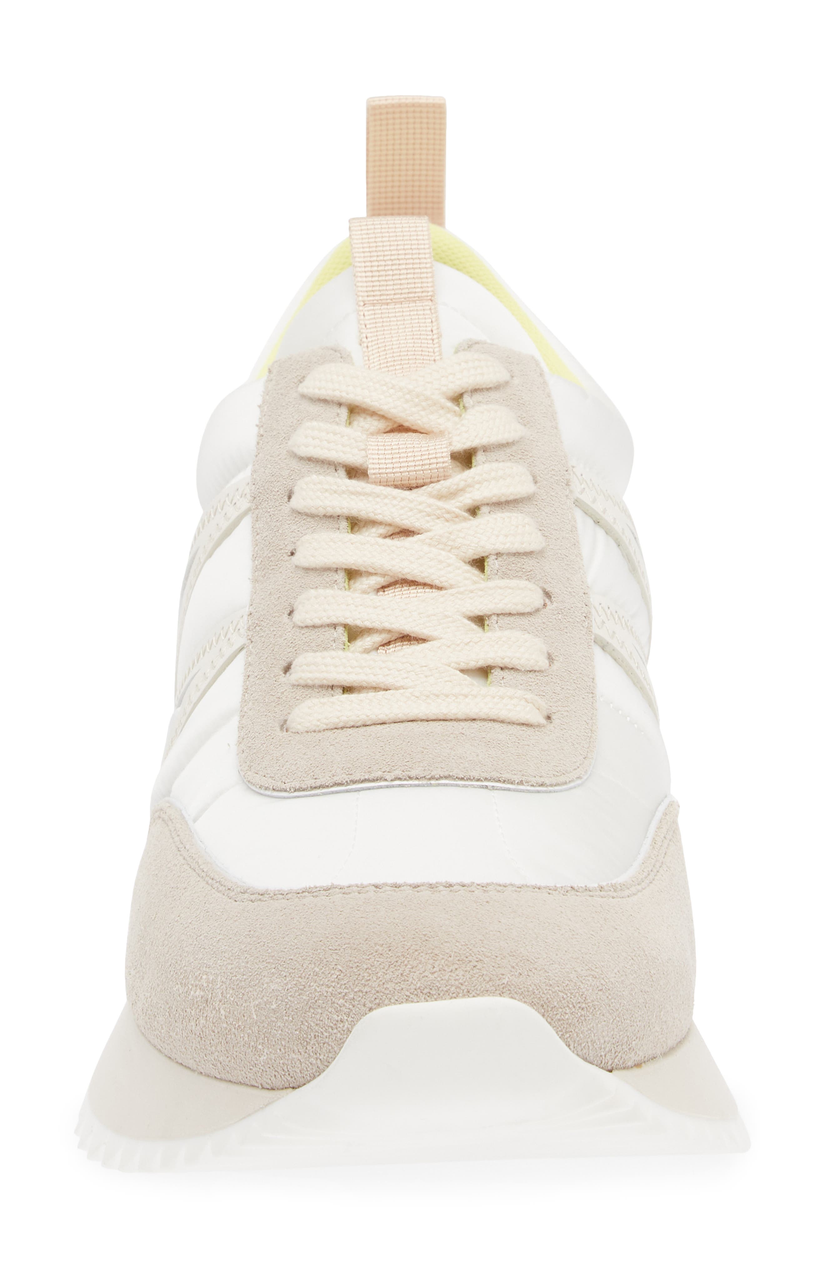 Moncler Pacey Low Top Sneaker, Alternate, color, White
