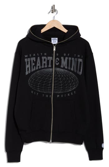 Billionaire Boys Club Bb Hmu French Terry Zip Hoodie In Black