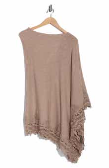 La Fiorentina Lace Trim Poncho