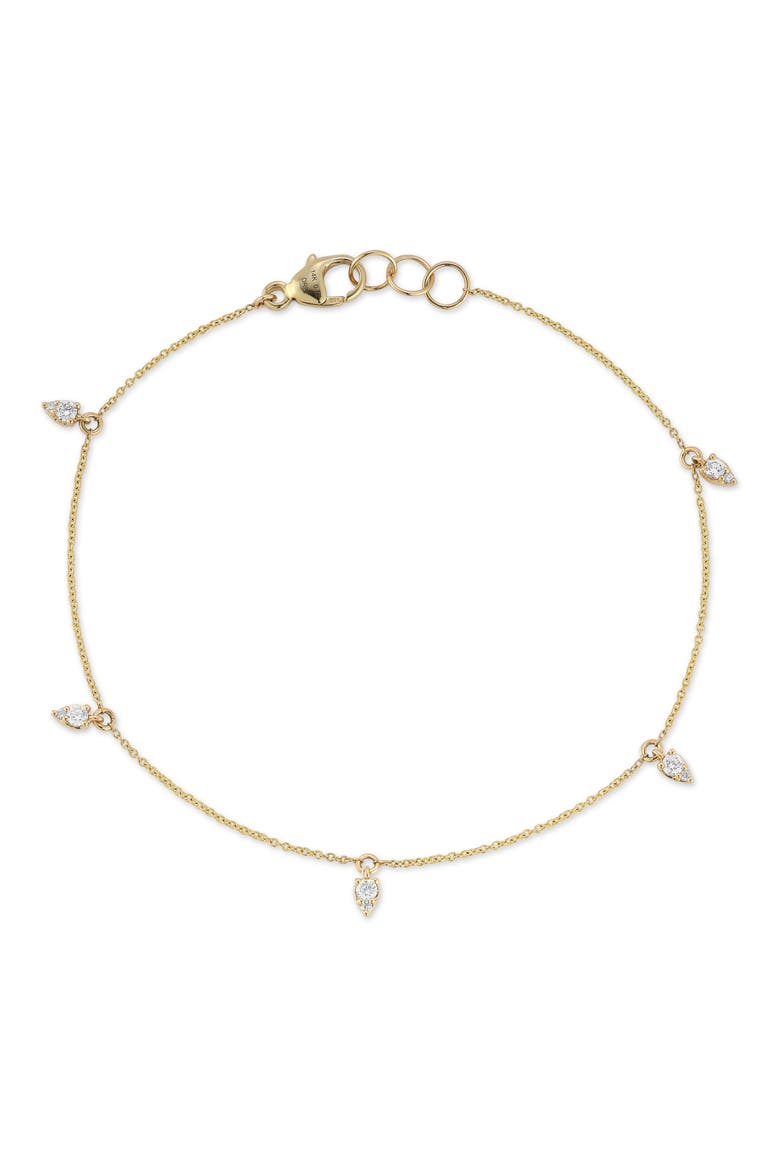 Sophia Ryan Teardrop Charm Bracelet, Main, color, YELLOW GOLD