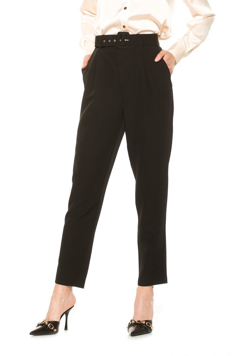 Alexia Admor Zayna Belted Cigarette Pants, Alternate, color, 