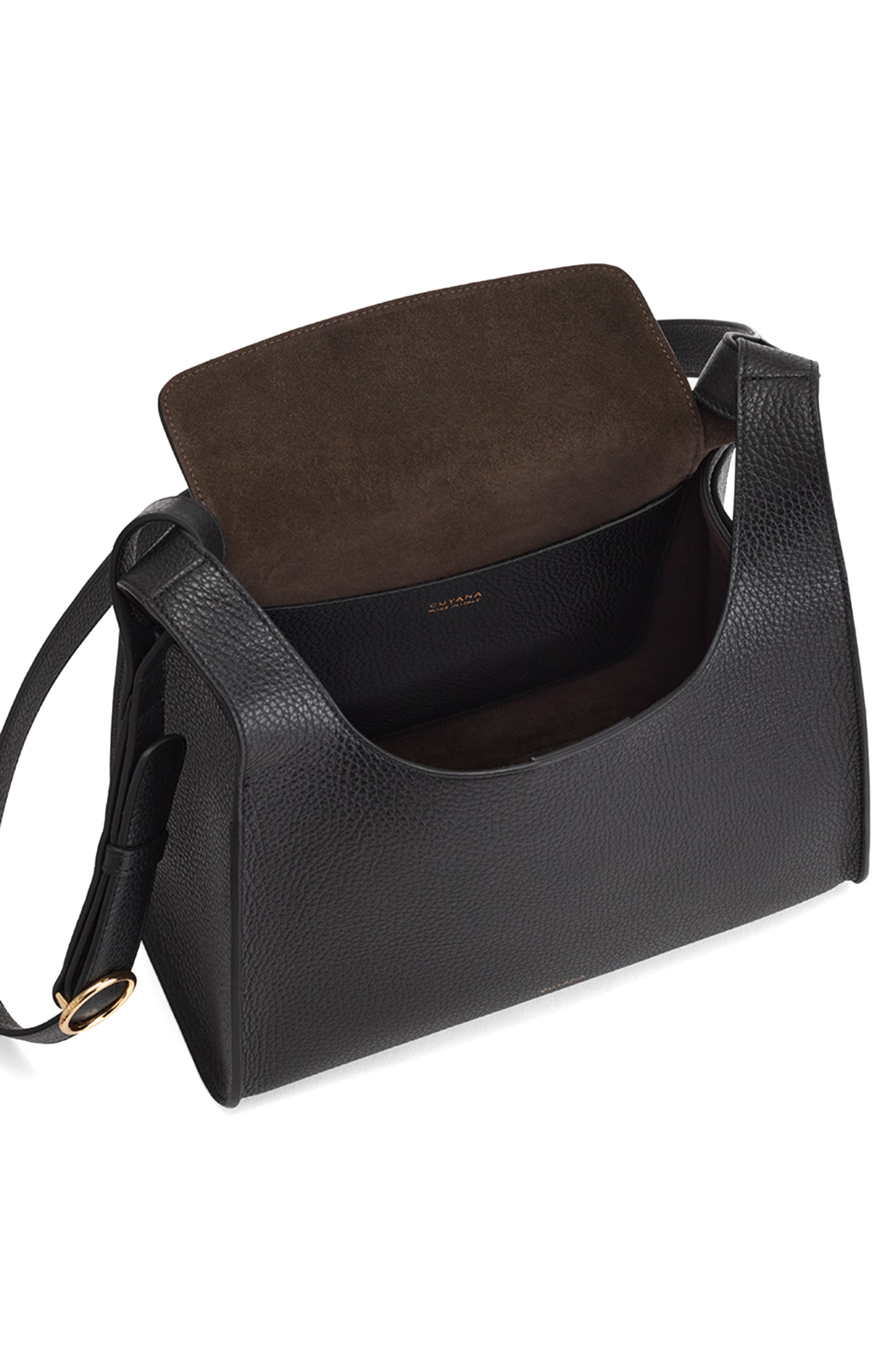 Cuyana Double Loop Leather Crossbody Bag, Alternate, color, 