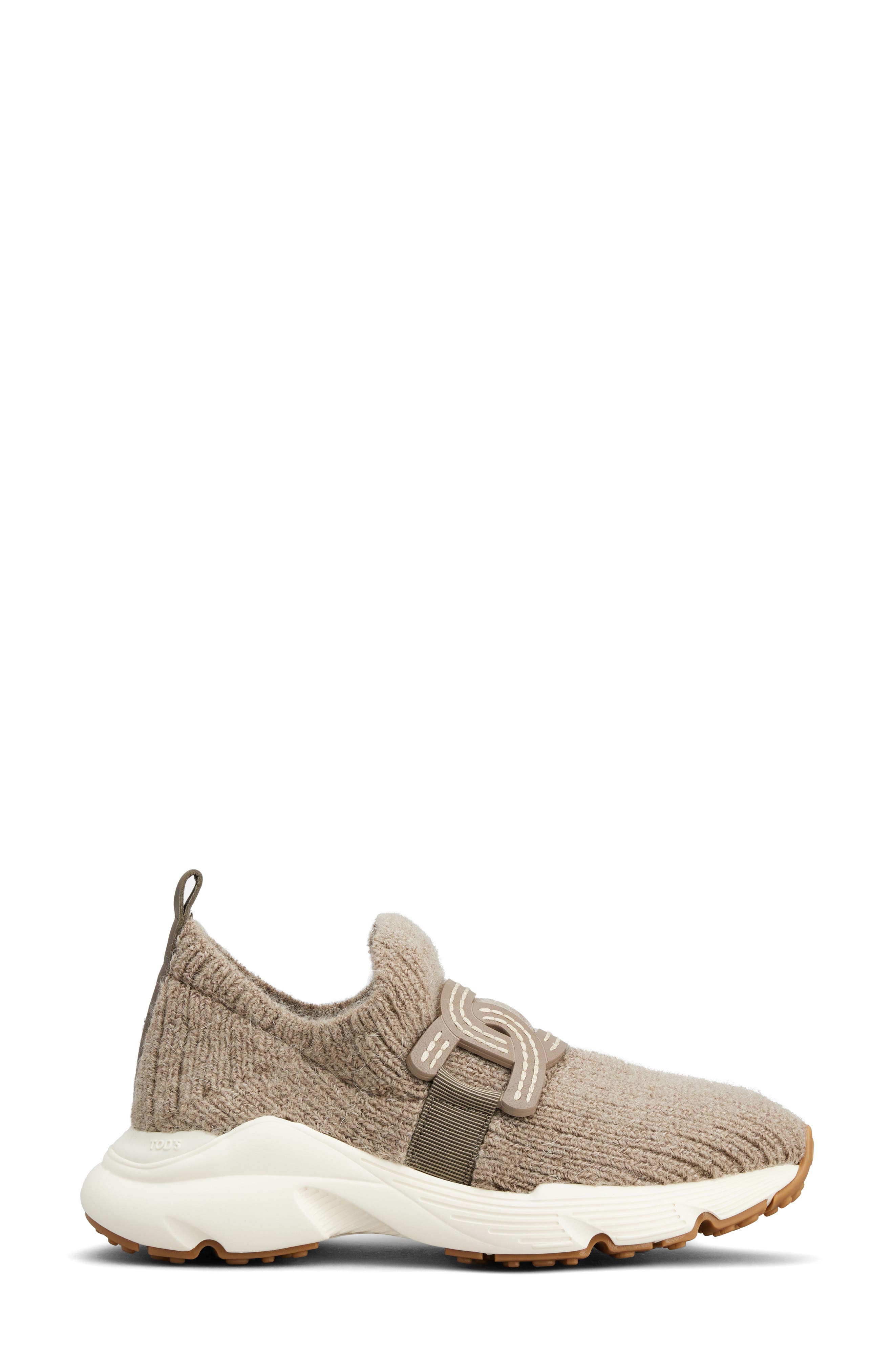 Tod's Kate Sport Run Wool Blend Slip-On Sneaker, Alternate, color, 