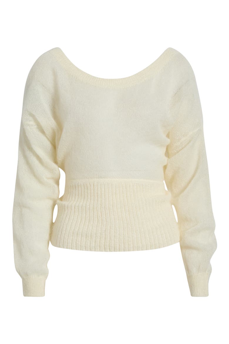 The Dora Long Sleeve Knit Top, Main, color, DANSIH BUTTER