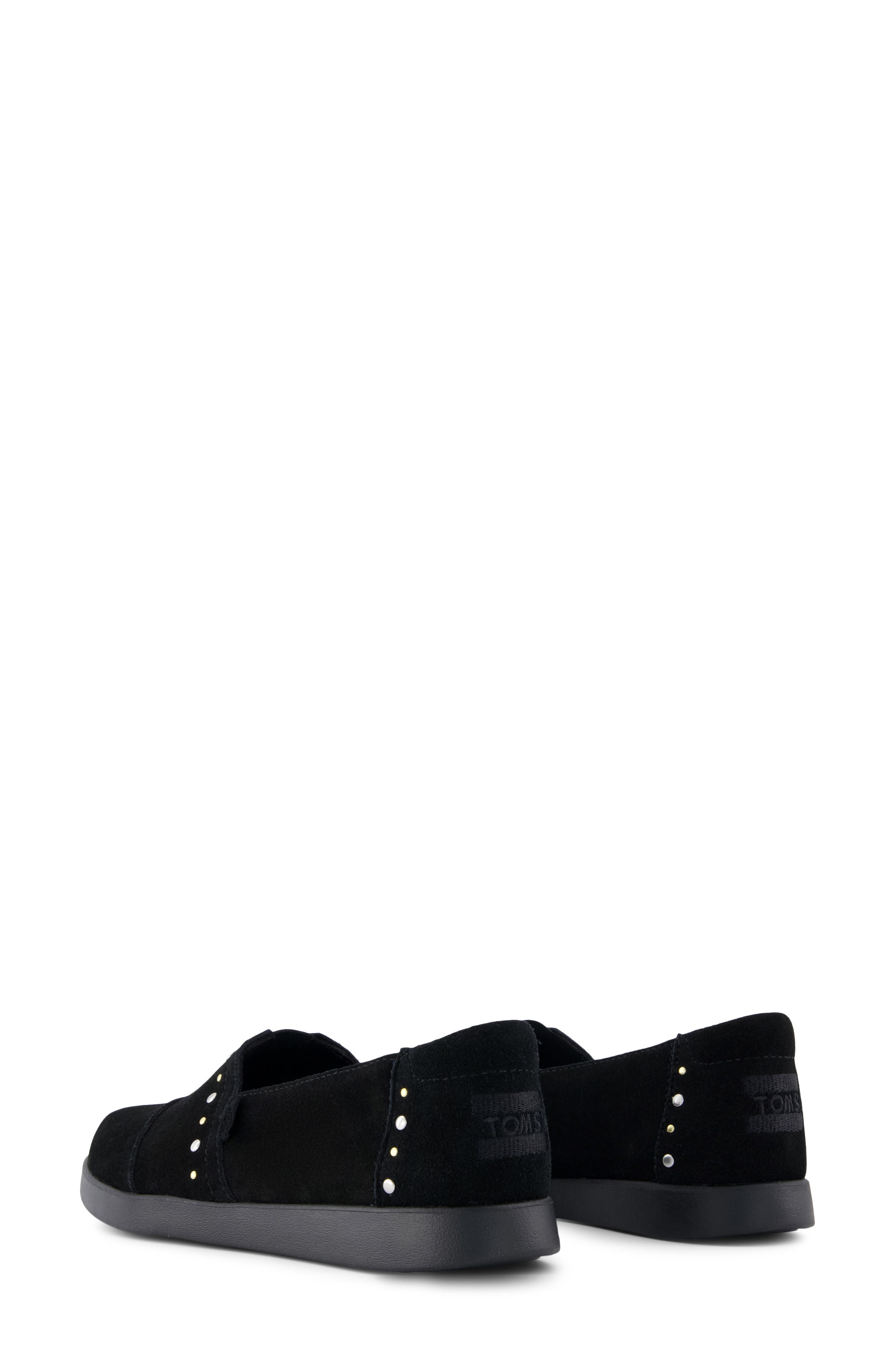 Alpargata Plus Suede Slip-On Sneaker, Alternate, color, BLACK