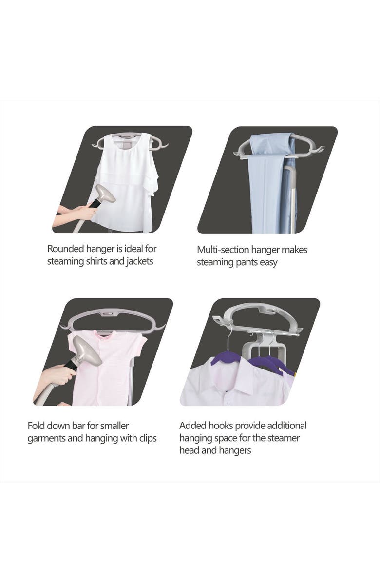 SALAV Silver Professional Series Dual Bar Garment Steamer, Alternate, color, Silver