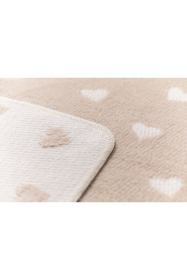 Carla Hearts Allover Baby Blanket, Alternate, color, Offwhte/Grey