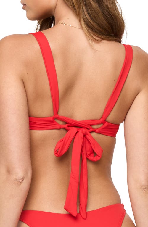 L*space Lspace Hunter Underwire Bikini Top In Orange