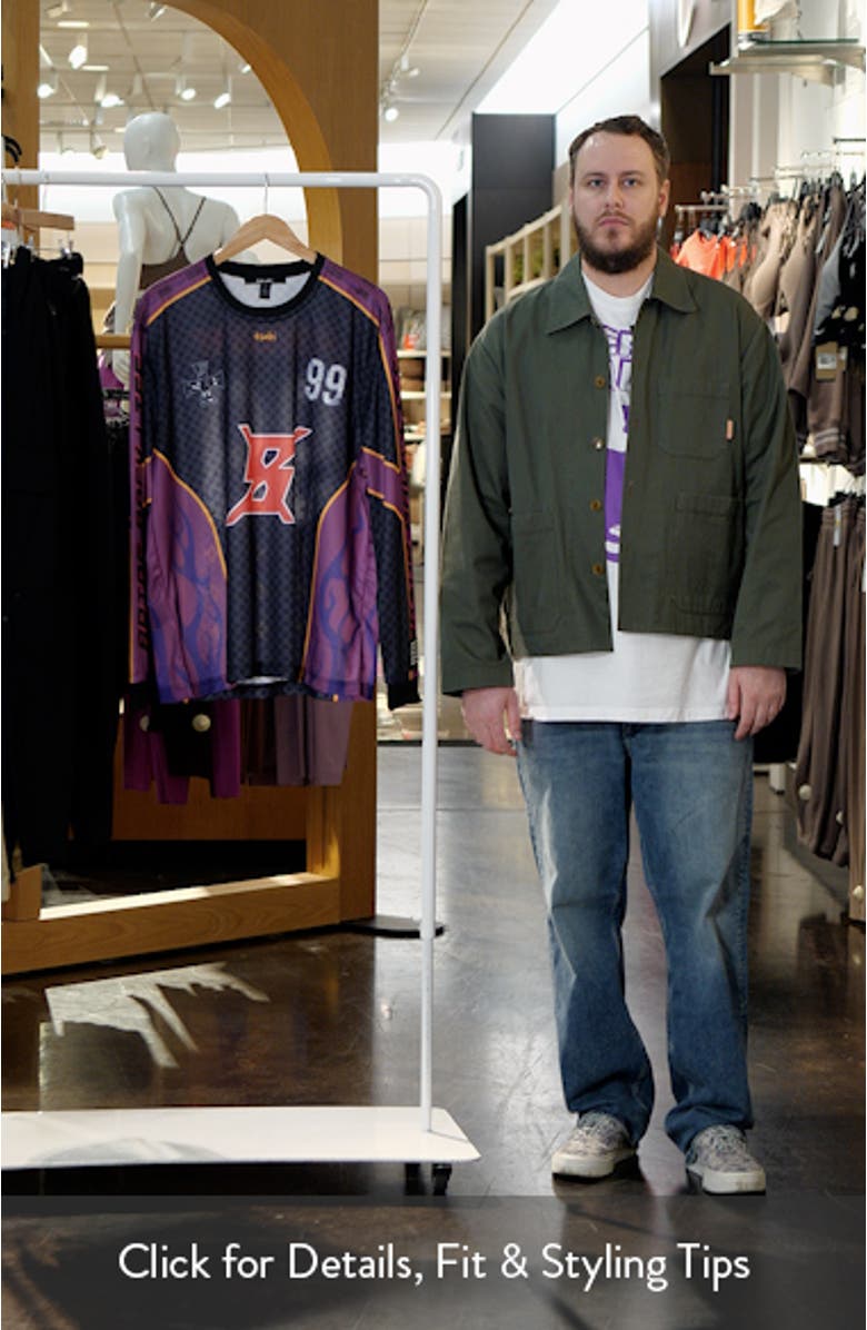 Stinger Long Sleeve Moto Jersey T-Shirt, sales video thumbnail