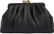AIMEE Aimee Frame XL Leather Clutch
