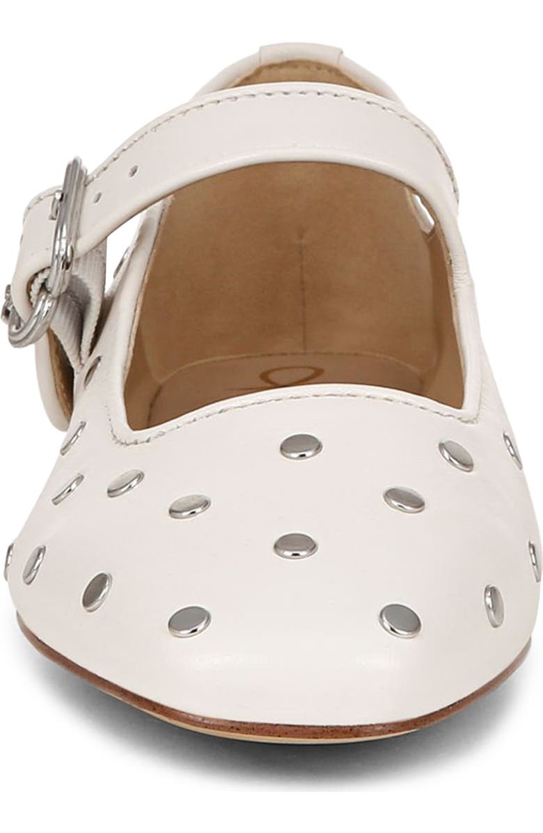 Sam Edelman Michaela Stud Mary Jane Flat, Alternate, color, White