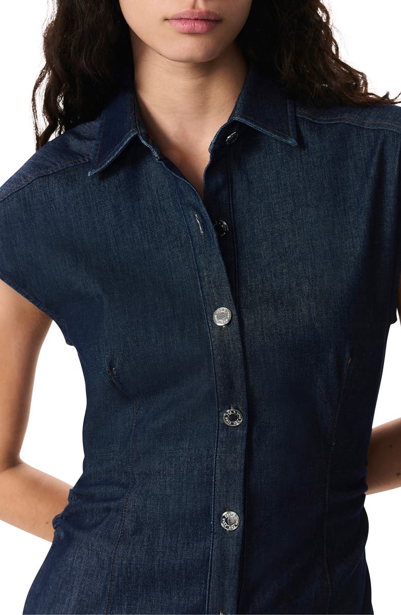 rag & bone Airflex Leah Cotton Blend Denim Shirtdress, Alternate, color,
