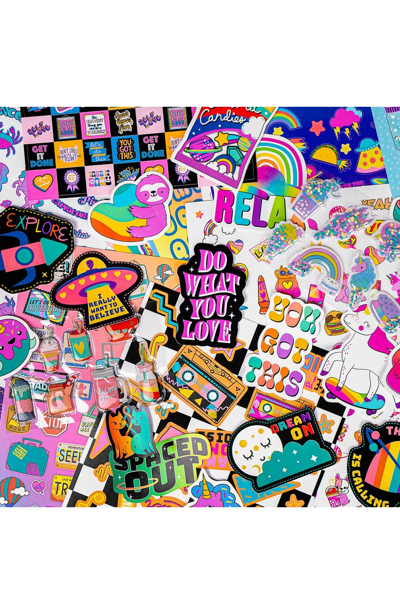 Fashion Angels 5,000+ Ultimate Sticker Set Vinyl, 3D & Puffy Stickers, Alternate, color, Multicolored