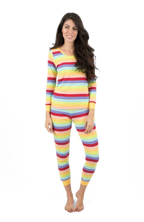 Women's Cotton Striped Matching Family Pajamas