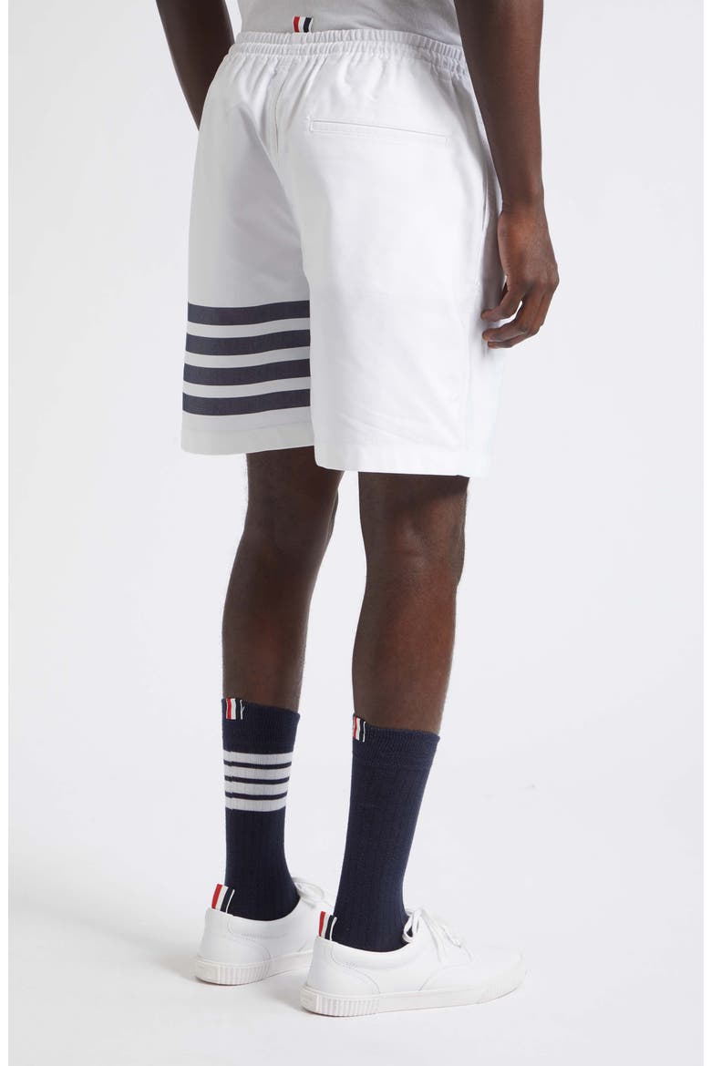 4-Bar Rugby Shorts, Alternate, color, WHITE / NAVY