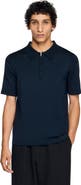 SANDRO Knitted polo with zip collar