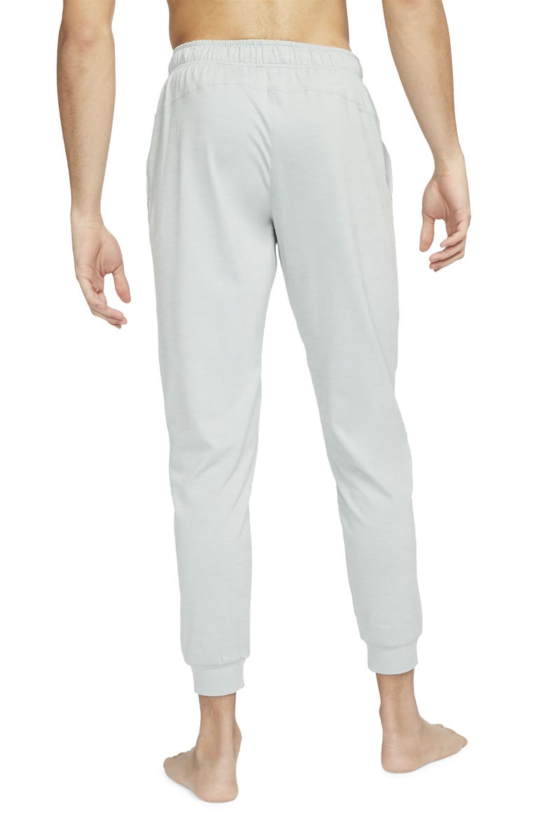 Dri-Fit Men's Pocket Yoga Pants, Alternate, color, LIGHT SILVER/ MICA GREEN