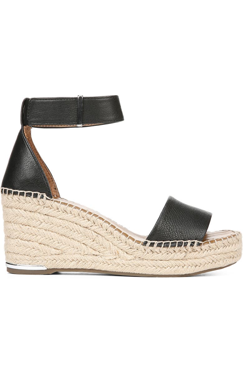 Franco Sarto Clemens Ankle Strap Platform Wedge Sandal, Alternate, color,