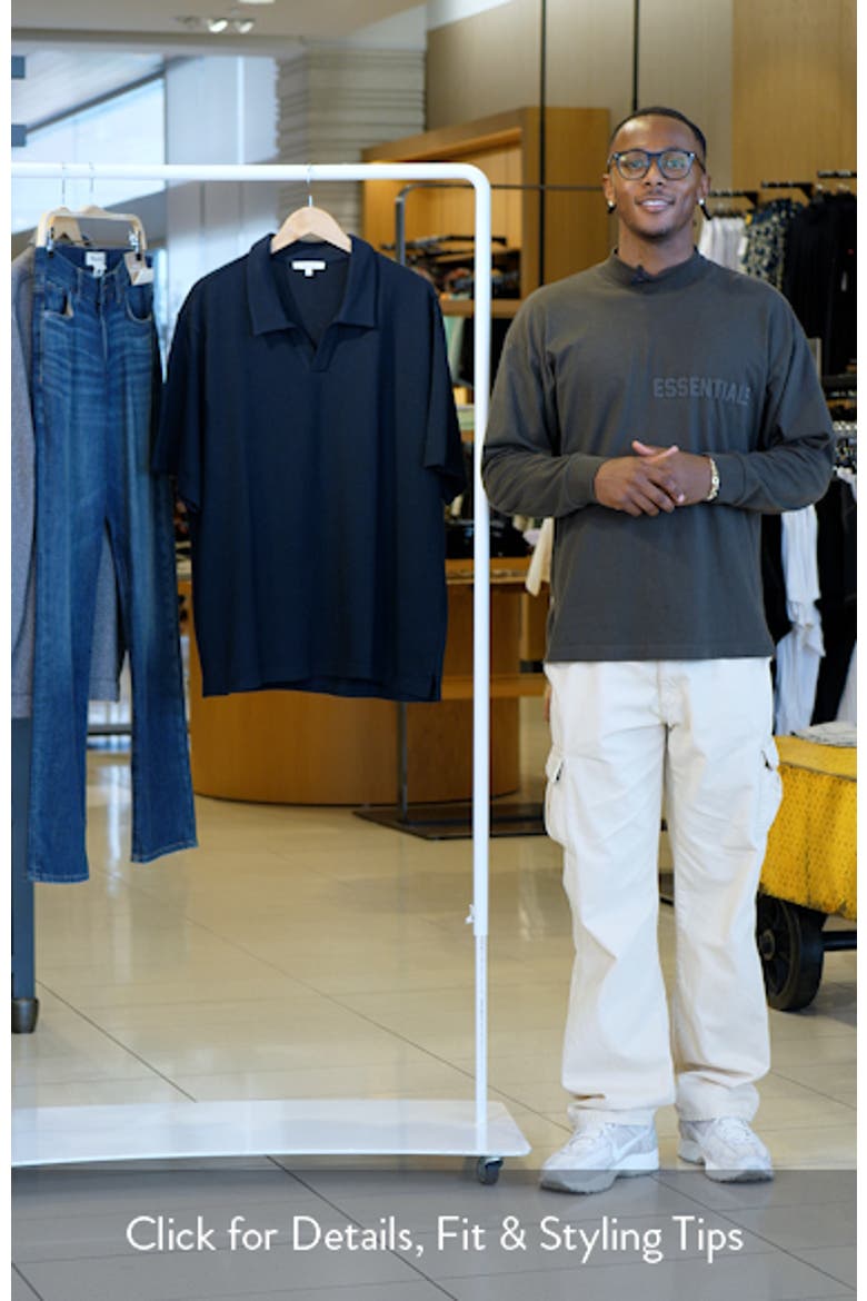 Johnny Collar Heavyweight Mesh Polo video