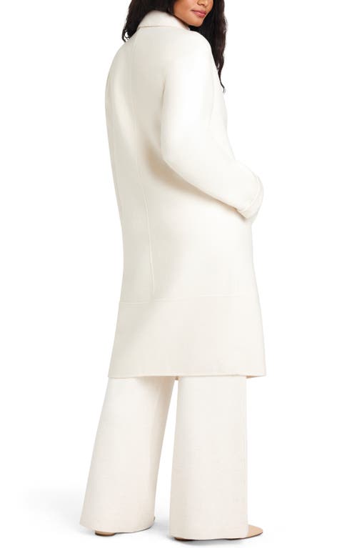 Splendid X @cellajaneblog Double Breasted Wool Blend Coat In White
