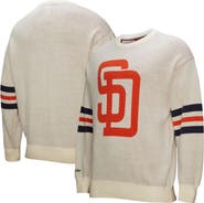 Mitchell & Ness Men's Mitchell & Ness Cream San Diego Padres Retro Pullover Sweater