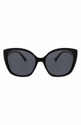 Oscar de la Renta Rounded Modern 54mm Cat Eye Polarized Sunglasses