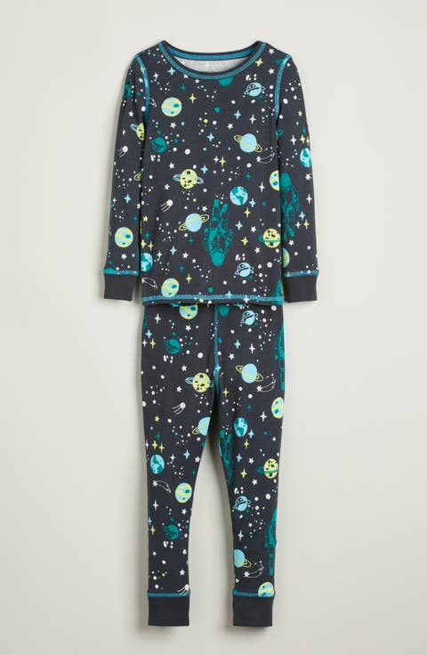 Kids' Glow in the Dark Fitted Two-Piece Pajamas (Toddler, Little Kid & Big Kid)
