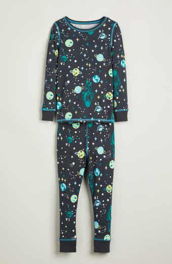 Nordstrom Kids' Glow in the Dark Fitted Two-Piece Pajamas