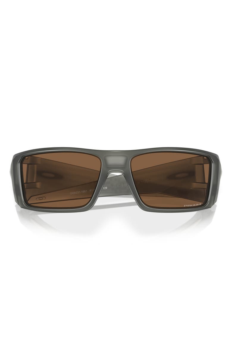Oakley Heliostat 61mm Prizm<sup>™</sup> Rectangular Sunglasses, Alternate, color, 