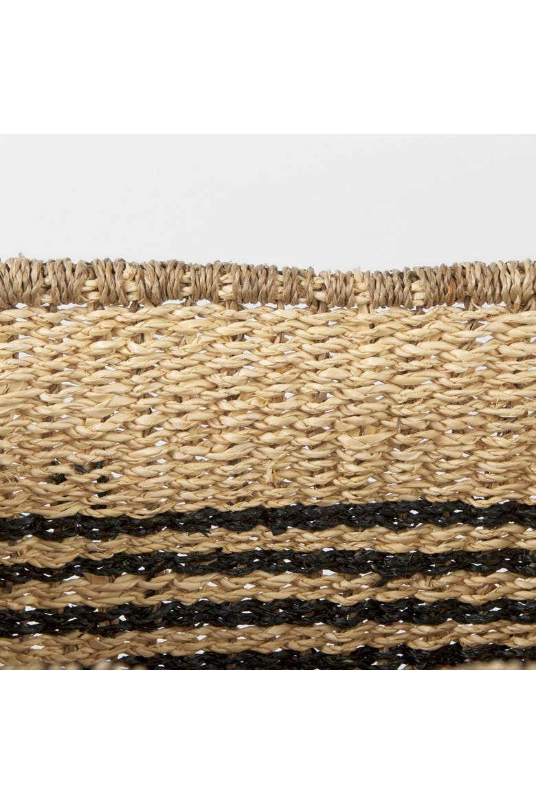 Emma Set of 2 Seagrass Rectangular Basket, Alternate, color, Brown