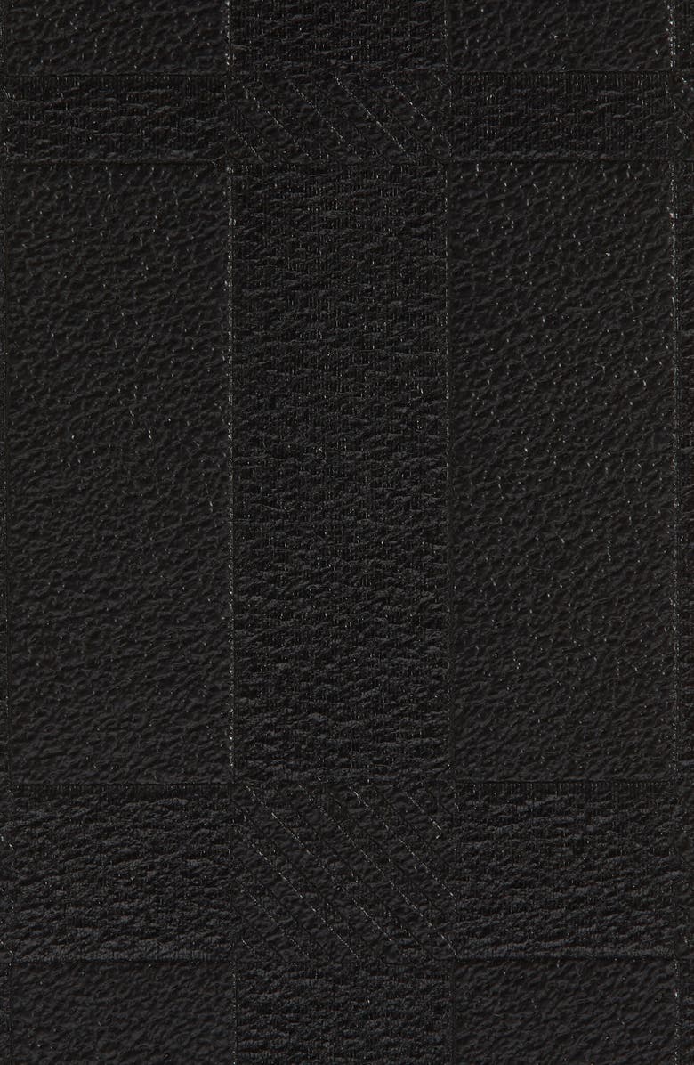 Burberry Louis Check Embossed Leather Belt, Alternate, color,