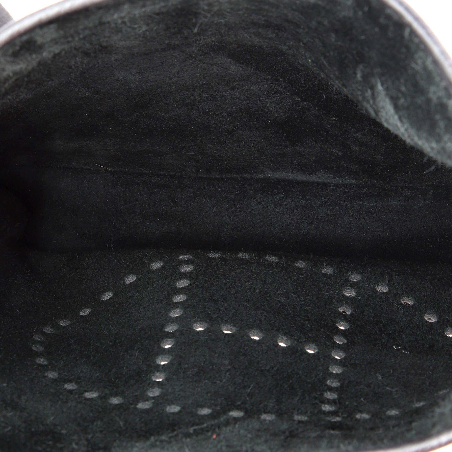 Pre-Owned Hermes Evelyne Bag Gen III Clemence PM, Alternate, color, Noir