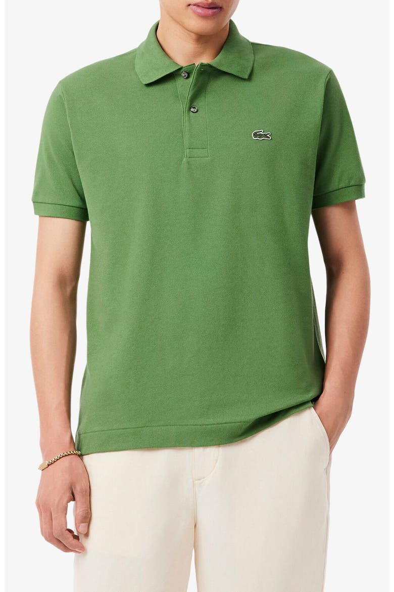 Regular Fit Piqué Polo, Main, color, GREEN FIELD