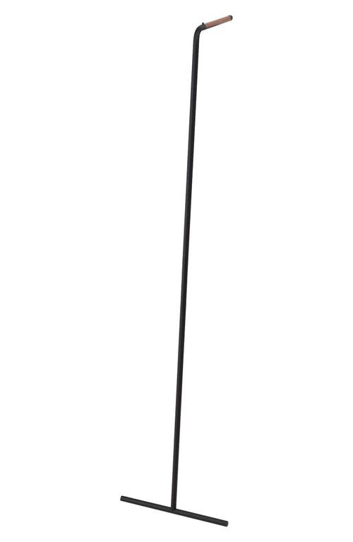 Yamazaki Leaning Tower Slim Coat Rack in Black 