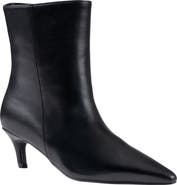 GOOD CHOICE NEW YORK Rorey Croc Embossed Faux Leather Ankle Bootie