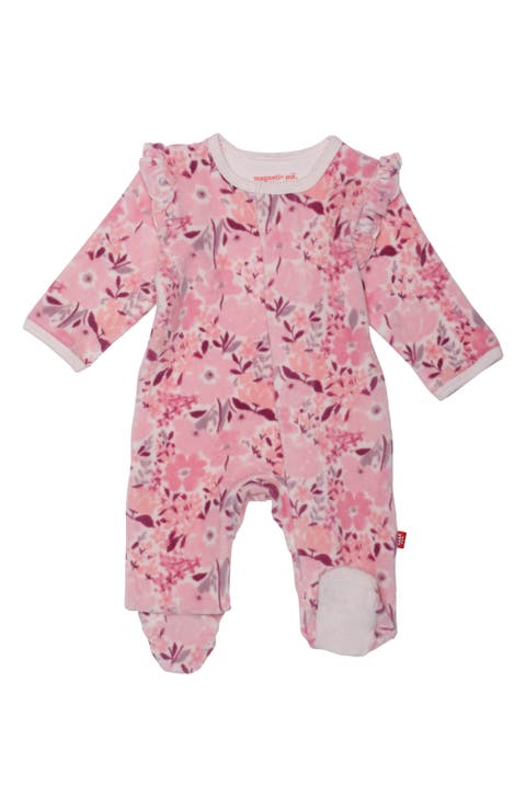 Chloe Velour Footie (Baby)