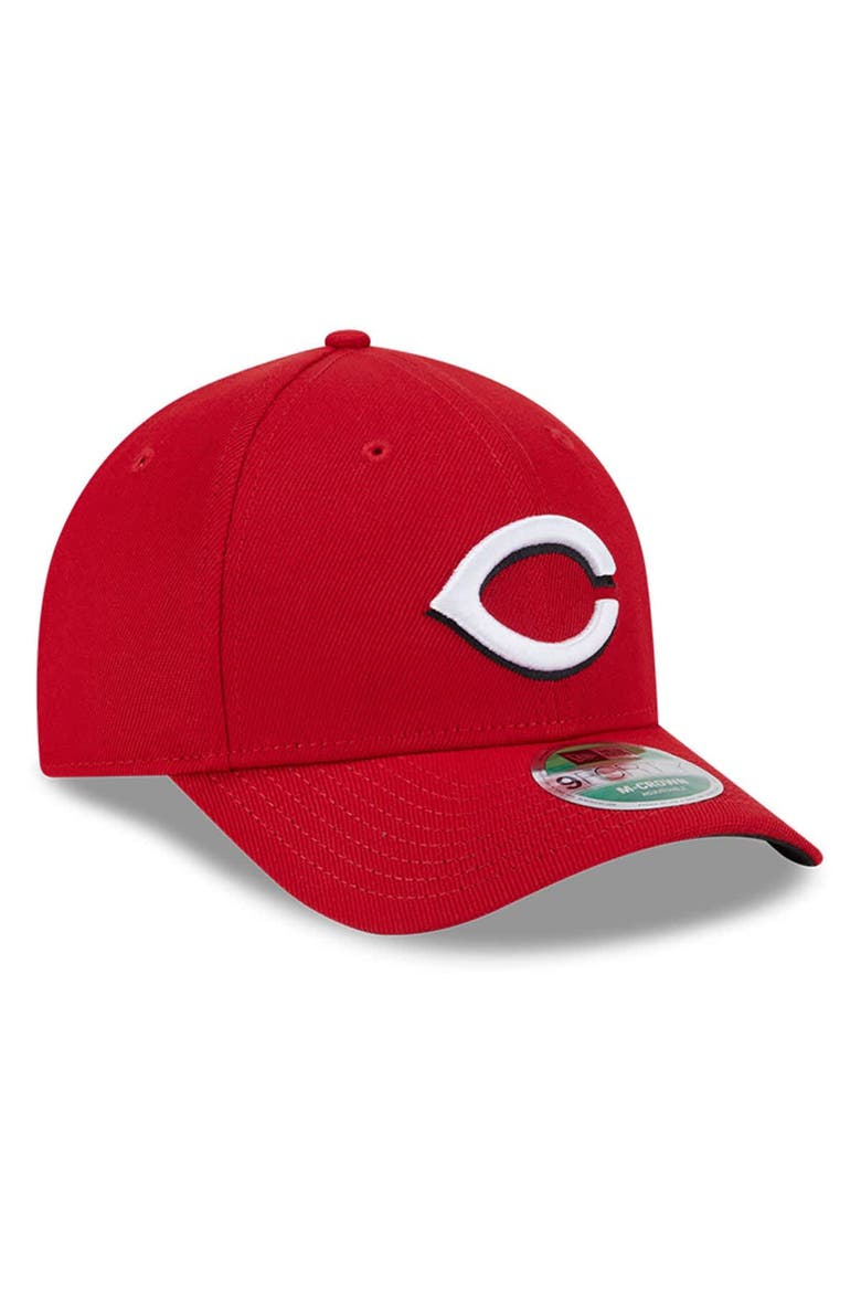 Men's New Era  Red Cincinnati Reds Player Replica 9FORTY Adjustable Hat, Alternate, color, Red