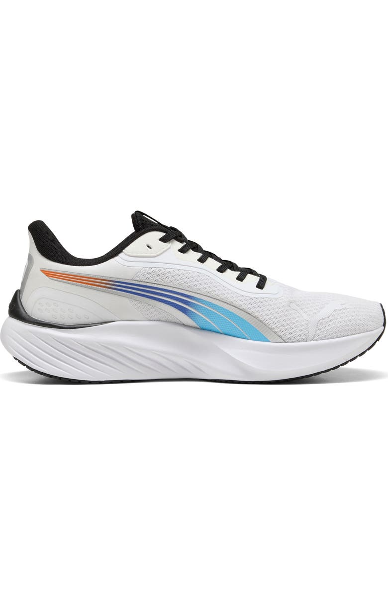 PUMA Pounce Lite Running Shoe, Alternate, color, Puma White/ Puma Black/ Blue