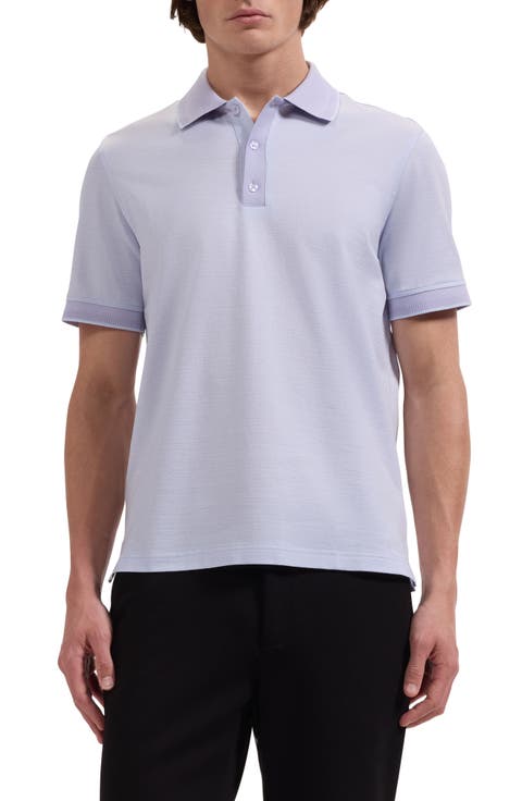 Jacquard Cotton Polo