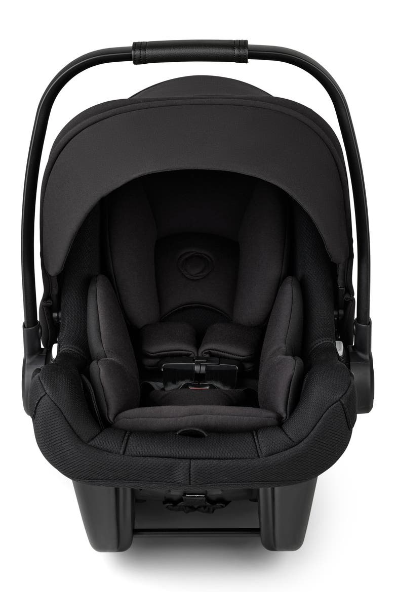 Turtle Air Shield by Nuna Infant Car Seat and Base, Alternate, color, BLACK