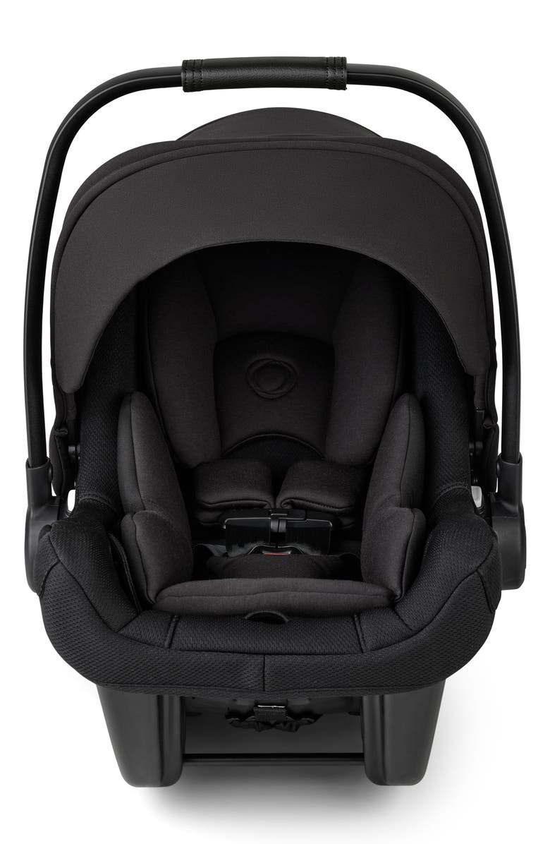 Bugaboo Turtle Air Shield by Nuna Infant Car Seat and Base, Alternate, color, Black