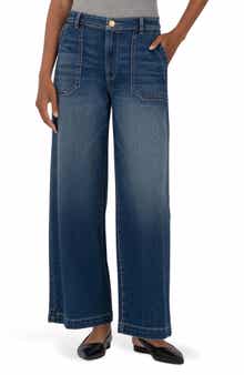 KUT from the Kloth Meg High Rise Wide Leg Jeans